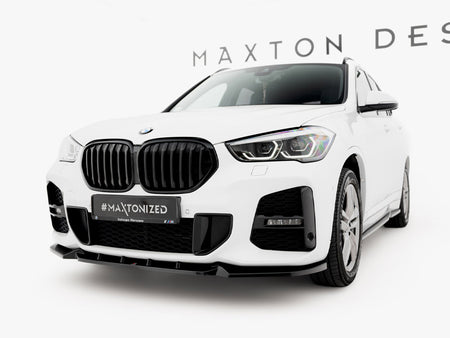 Maxton Design Front Splitter BMW X1 M-Pack F48 Facelift - BM-X1-48F-MPACK-FD1G - Image 2