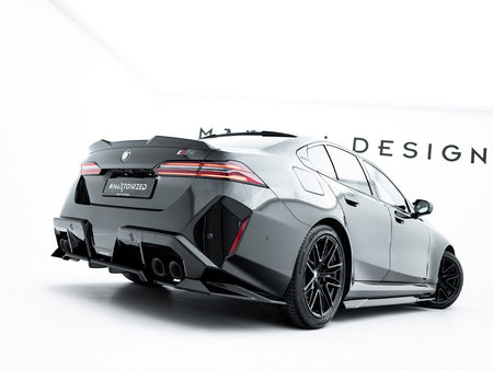 Maxton Design Rear Splitter (Vertical Bars) BMW M5 Sedan / Touring G90 - BM-M5-G90-RD1G+RD2G - Image 2