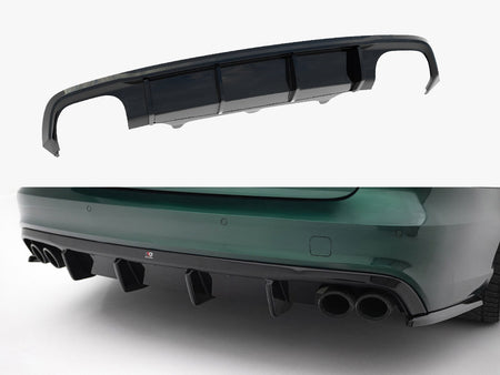 Maxton Design Rear Valance Audi S6 Avant C7 - AU-A6-C7-SLINE-AV-RS1GOO_OO+RS1RG - Image 1