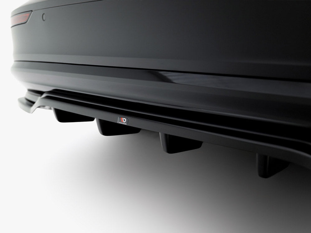 Rear Splitter (Vertical Bars) Volvo S60 / V60 R-Design Mk3 Facelift