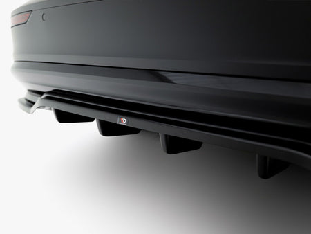 Maxton Design Rear Splitter (Vertical Bars) Volvo S60 / V60 R-Design Mk3 Facelift - VO-S60-3F-RDESIGN-RD1G+RD2G - Image 4