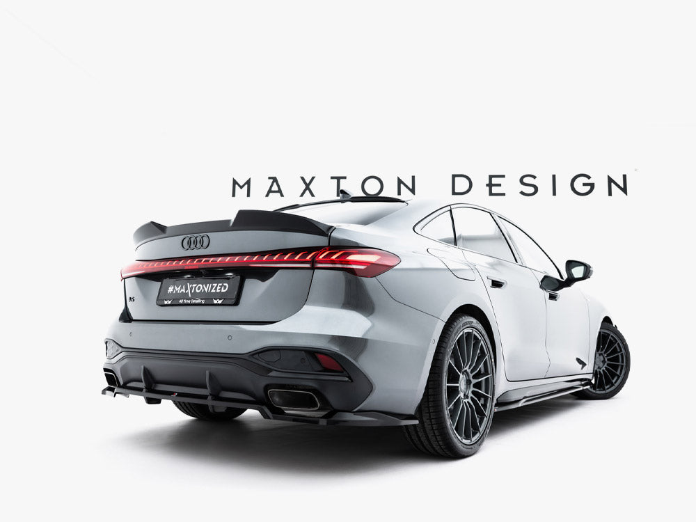 Maxton Design Rear Splitter (Vertical Bars) Audi A5 S-Line Sedan / Avant B10 - AU-A5-3-SLINE-RD1G+RD2G - Image 2