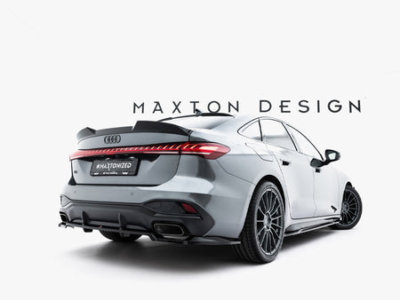 Maxton Design Rear Splitter (Vertical Bars) Audi A5 S-Line Sedan / Avant B10 - AU-A5-3-SLINE-RD1G+RD2G - Image 2