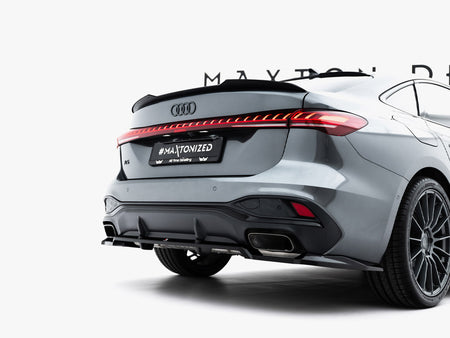 Maxton Design Rear Splitter (Vertical Bars) Audi A5 S-Line Sedan / Avant B10 - AU-A5-3-SLINE-RD1G+RD2G - Image 4