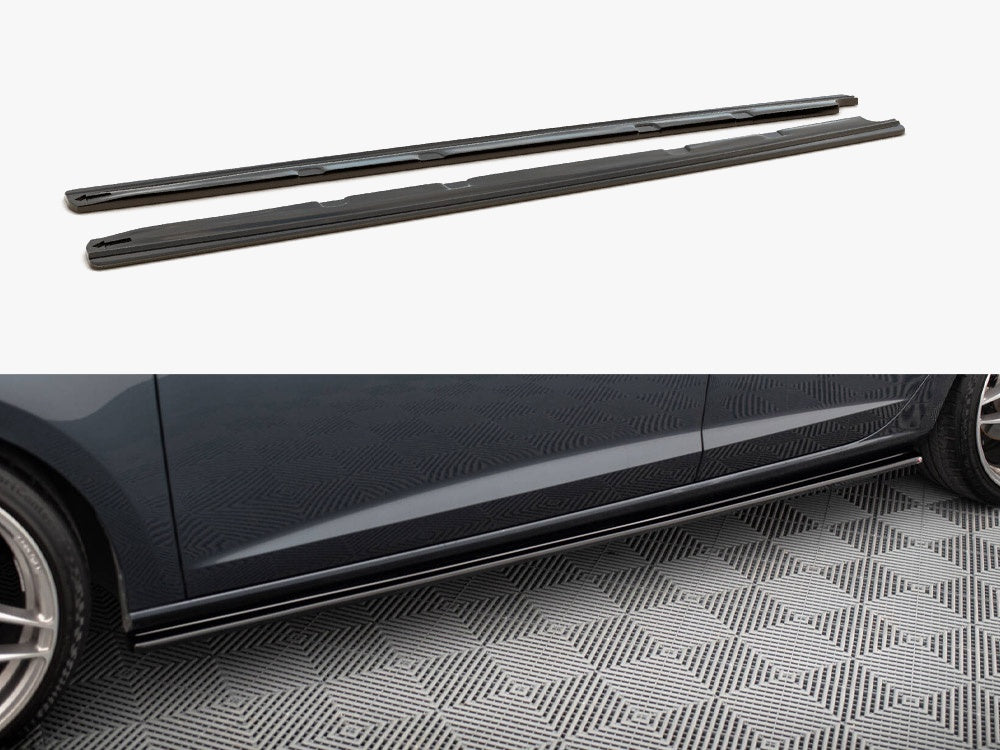 Maxton Design Side Skirts Diffusers V.1 Seat Leon Mk3 Cupra / FR Facelift - SE-LE-3F-CU-SD1G - Image 1