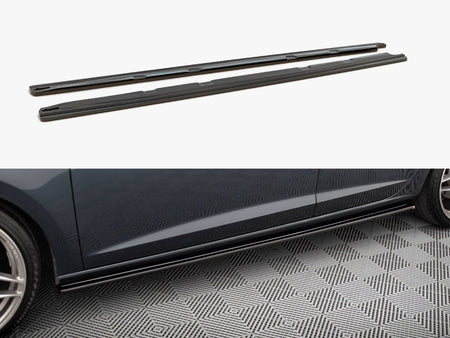 Maxton Design Side Skirts Diffusers V.1 Seat Leon Mk3 Cupra / FR Facelift - SE-LE-3F-CU-SD1G - Image 1