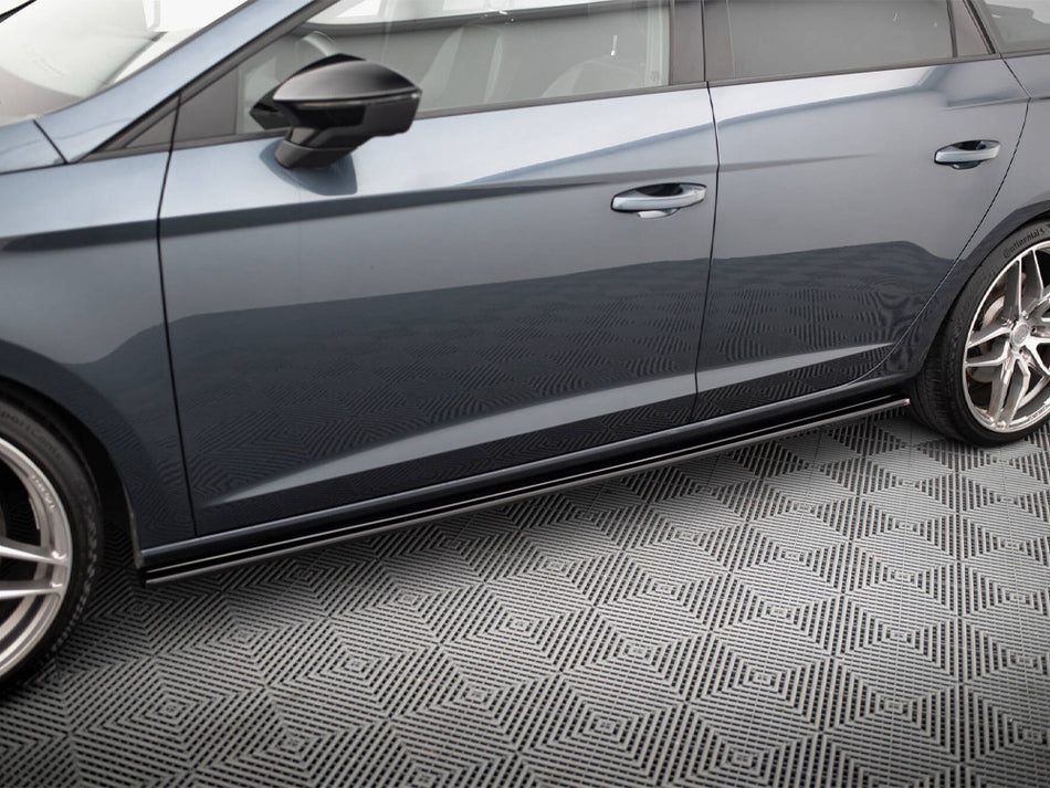 Maxton Design Side Skirts Diffusers V.1 Seat Leon Mk3 Cupra / FR Facelift - SE-LE-3F-CU-SD1G - Image 2