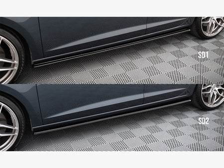 Maxton Design Side Skirts Diffusers V.1 Seat Leon Mk3 Cupra / FR Facelift - SE-LE-3F-CU-SD1G - Image 4