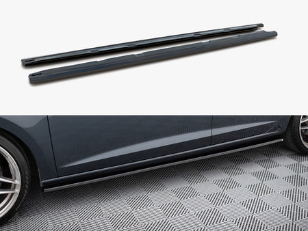 Maxton Design Side Skirts Diffusers V.2 Seat Leon Mk3 Cupra / FR Facelift - SE-LE-3F-CU-SD2G - Image 1