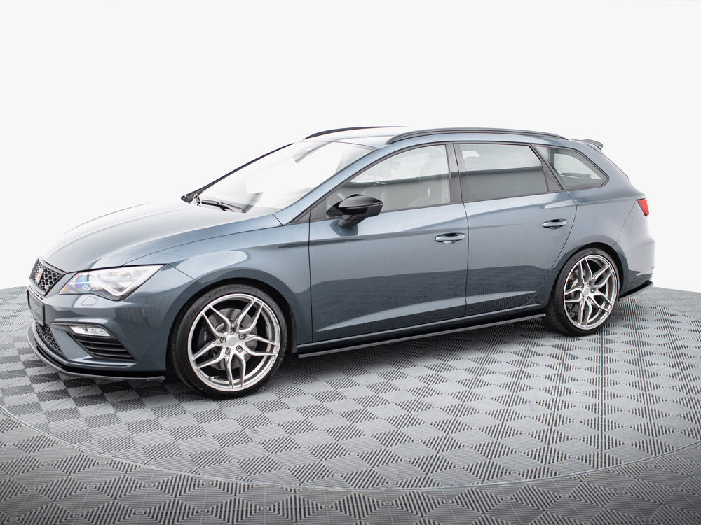Maxton Design Side Skirts Diffusers V.2 Seat Leon Mk3 Cupra / FR Facelift - SE-LE-3F-CU-SD2G - Image 2