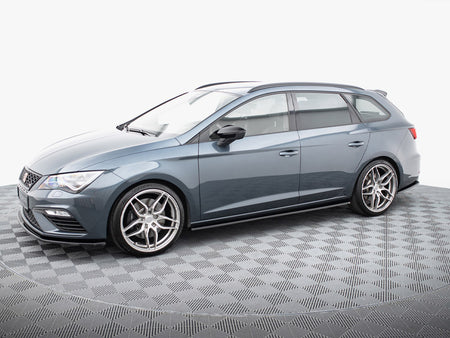 Maxton Design Side Skirts Diffusers V.2 Seat Leon Mk3 Cupra / FR Facelift - SE-LE-3F-CU-SD2G - Image 2