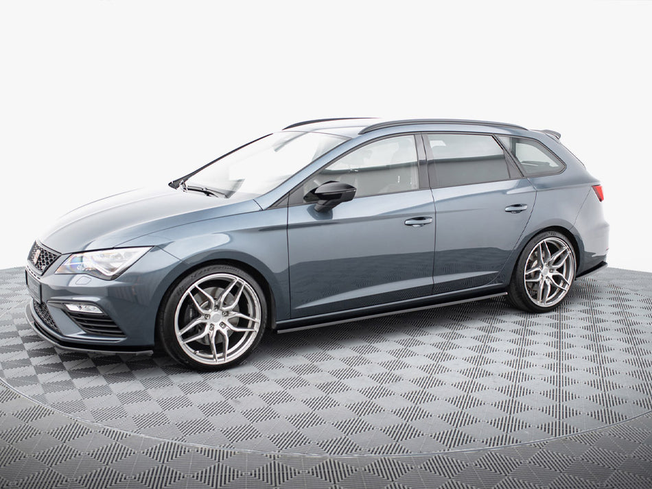Maxton Design Side Skirts Diffusers V.2 Seat Leon Mk3 Cupra / FR Facelift - SE-LE-3F-CU-SD2G - Image 2