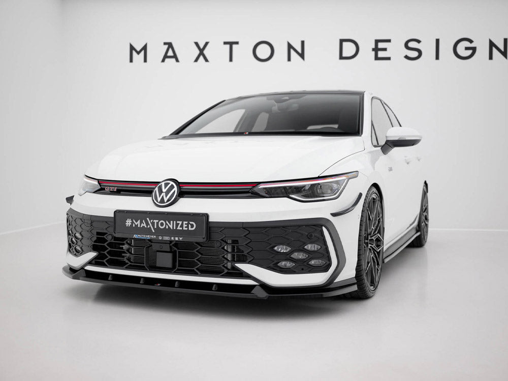 Maxton Design Front Splitter V.2 Volkswagen Golf GTI / GTE / R-Line Mk8 Facelift - VW-GO-8F-GTI-FD2G - Image 2