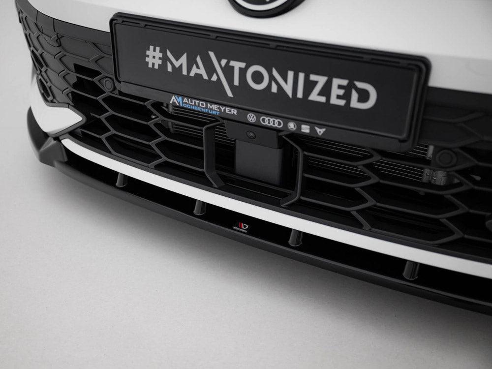 Maxton Design Front Splitter V.2 Volkswagen Golf GTI / GTE / R-Line Mk8 Facelift - VW-GO-8F-GTI-FD2G - Image 4