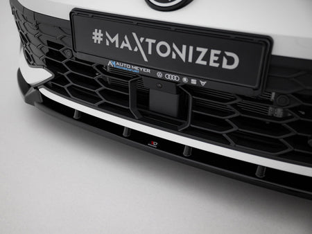 Maxton Design Front Splitter V.2 Volkswagen Golf GTI / GTE / R-Line Mk8 Facelift - VW-GO-8F-GTI-FD2G - Image 4