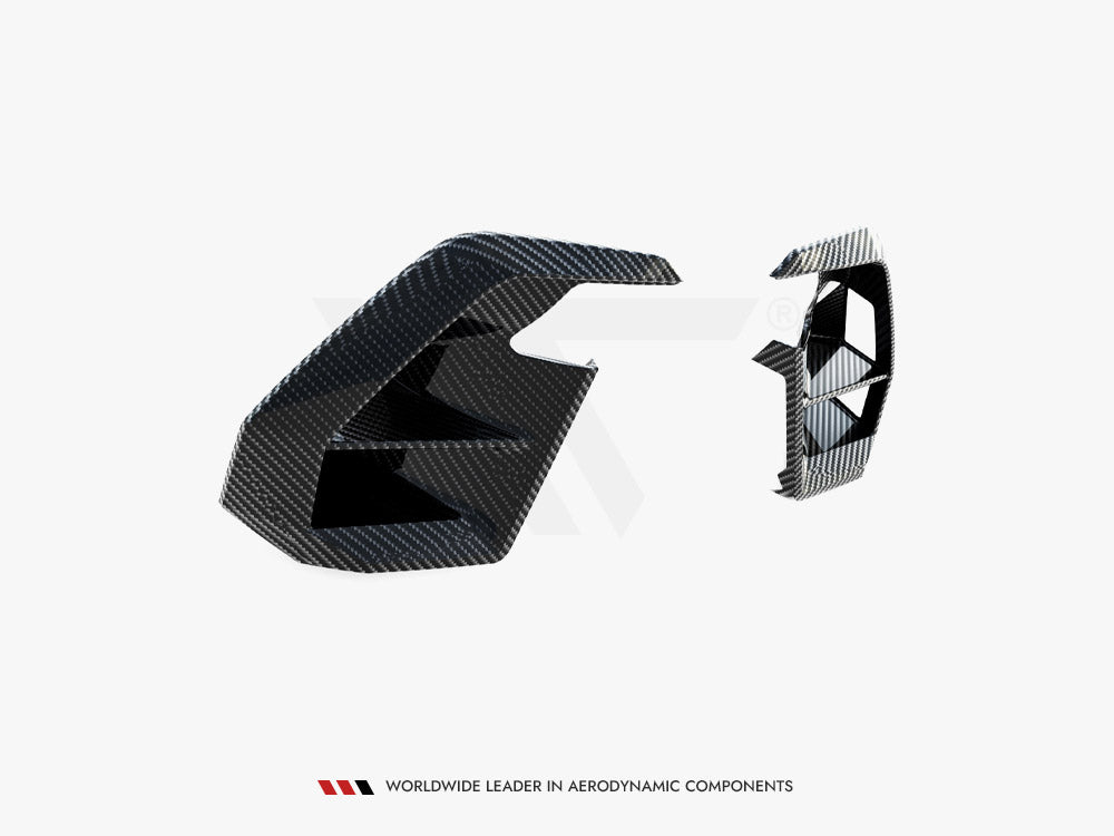 Maxton Design Prepreg Carbon Front Bumper Side Vents BMW X7 M-Pack G07 Facelift - CF-BM-X7-07F-MPACK-G1-245-P - Image 5