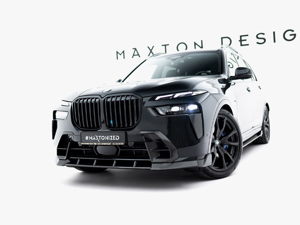Maxton Design Prepreg Carbon Front Bumper Air Intakes BMW X7 M-Pack G07 Facelift - CF-BM-X7-07F-MPACK-FBB1-245-P - Image 2