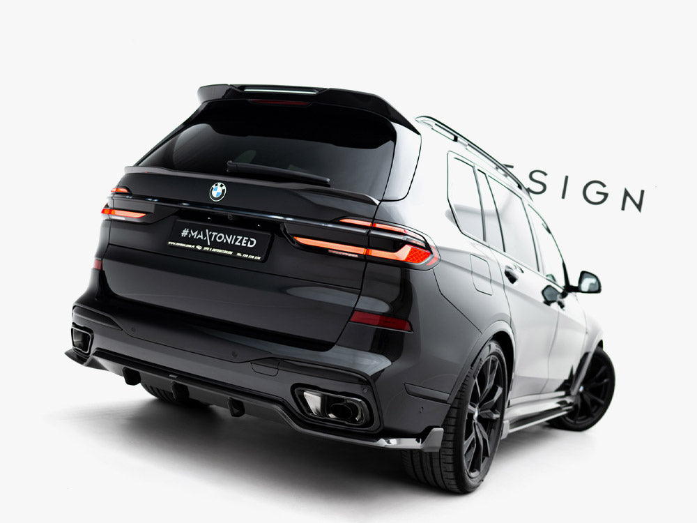 Maxton Design Prepreg Carbon Fiber Tailgate Spoiler (Lower) BMW X7 M-Pack G07 Facelift - CF-BM-X7-07F-MPACK-H2-245-P - Image 3