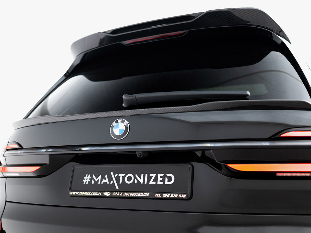 Maxton Design Prepreg Carbon Fiber Tailgate Spoiler (Lower) BMW X7 M-Pack G07 Facelift - CF-BM-X7-07F-MPACK-H2-245-P - Image 4