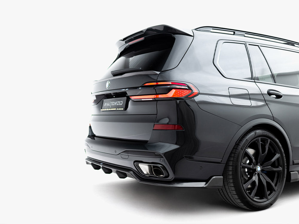 Maxton Design Prepreg Carbon Fiber Tailgate Spoiler (Lower) BMW X7 M-Pack G07 Facelift - CF-BM-X7-07F-MPACK-H2-245-P - Image 5