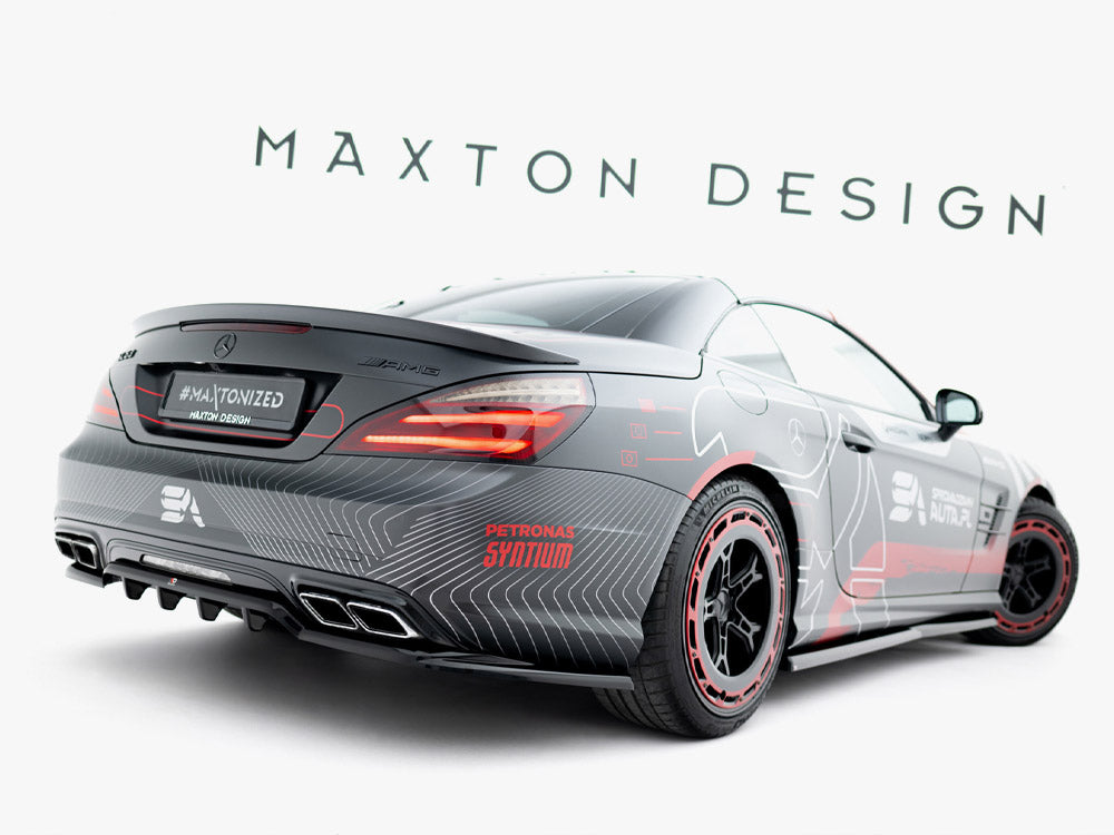Maxton Design Rear Splitter (Vertical Bars) Mercedes-Benz SL 63 AMG R231 - ME-SL-R231-63-RD1G+RD2G - Image 2