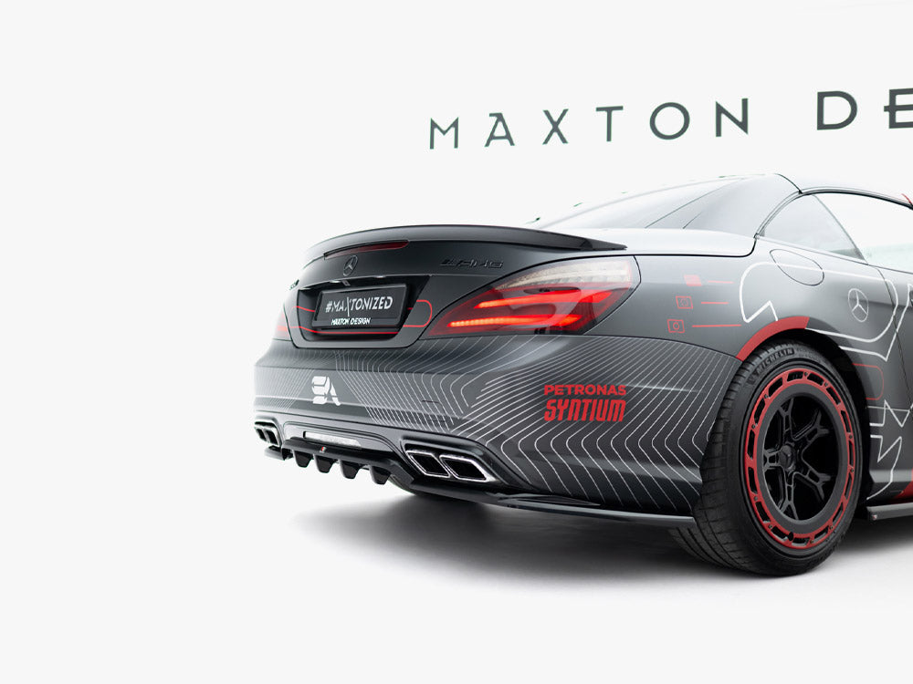 Maxton Design Rear Splitter (Vertical Bars) Mercedes-Benz SL 63 AMG R231 - ME-SL-R231-63-RD1G+RD2G - Image 4