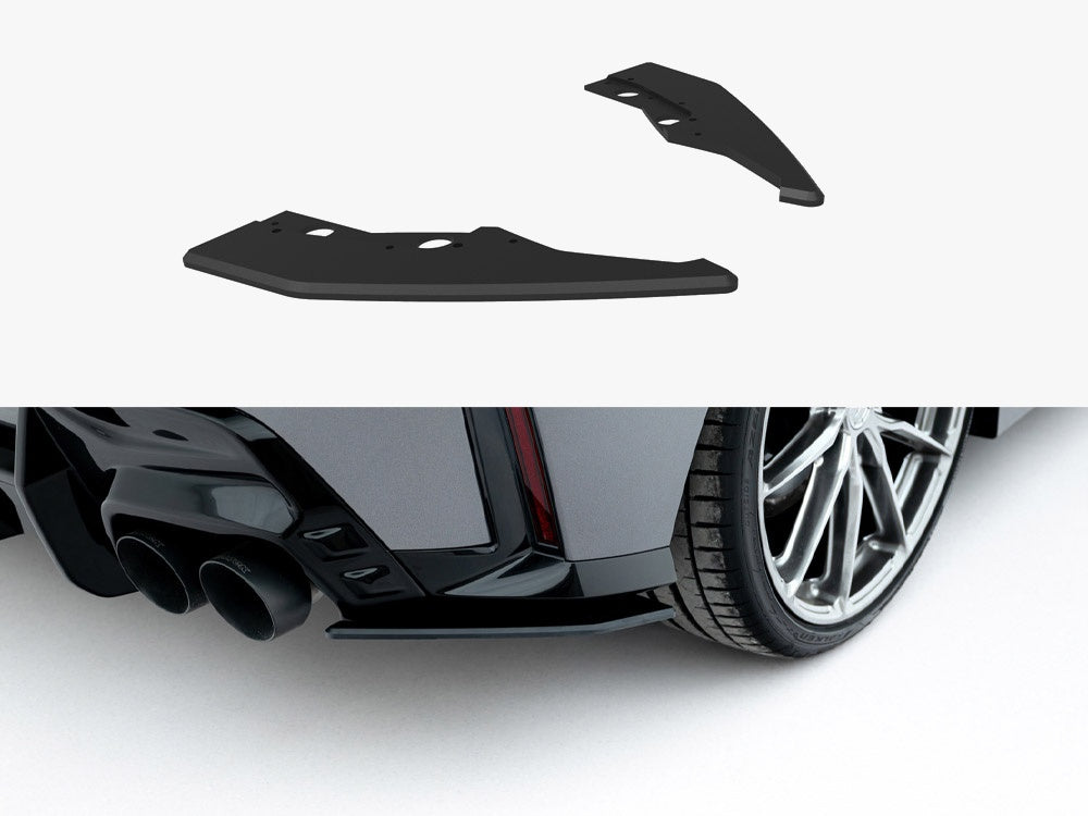 Maxton Design Street PRO Rear Side Splitters V.2 BMW M135i F70 - BM170MCNC-RSD2B - Image 1