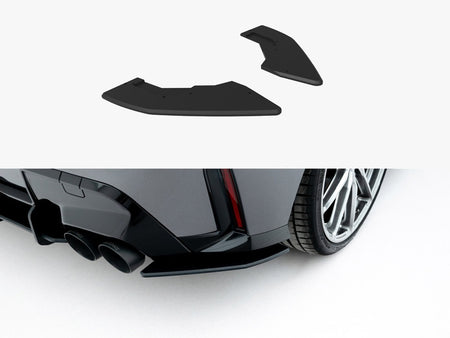 Maxton Design Street PRO Rear Side Splitters V.1 BMW M135i F70 - BM170MCNC-RSD1B - Image 1