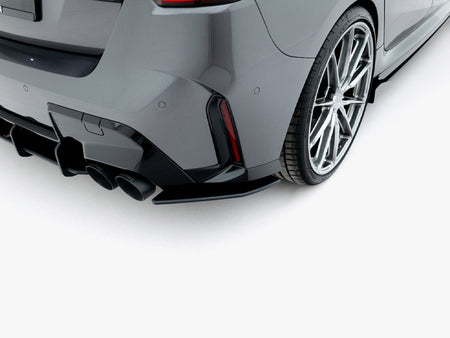 Maxton Design Street PRO Rear Side Splitters V.1 BMW M135i F70 - BM170MCNC-RSD1B - Image 3