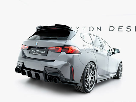 Street PRO Rear Side Splitters V.2 + Flaps BMW M135i F70