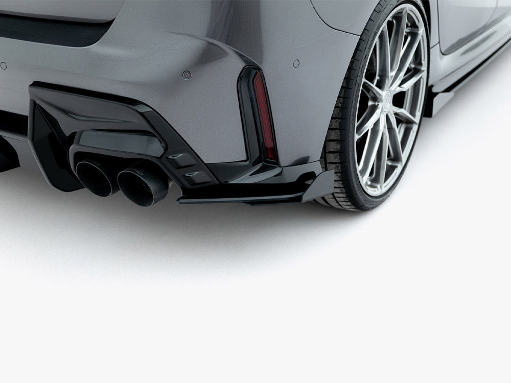 Street PRO Rear Side Splitters V.2 + Flaps BMW M135i F70