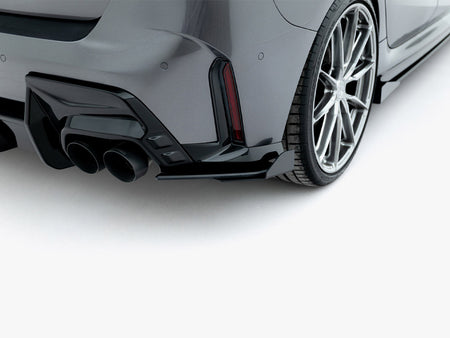Street PRO Rear Side Splitters V.2 + Flaps BMW M135i F70