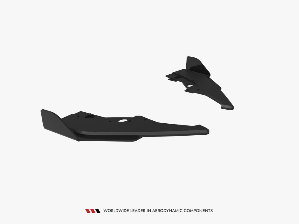 Street PRO Rear Side Splitters V.2 + Flaps BMW M135i F70