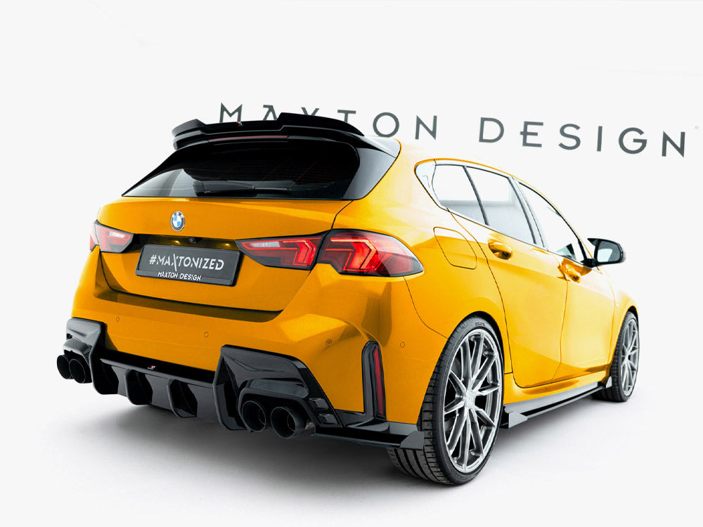 Street PRO Rear Side Splitters V.2 + Flaps BMW 1 M-Pack F70