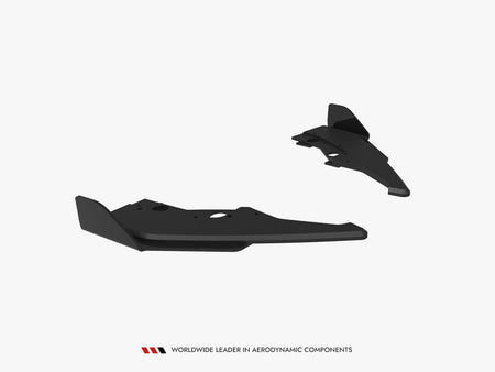 Maxton Design Street PRO Rear Side Splitters V.2 + Flaps BMW 1 M-Pack F70 - BM170MCNC-RSD2B+RSF2G - Image 5