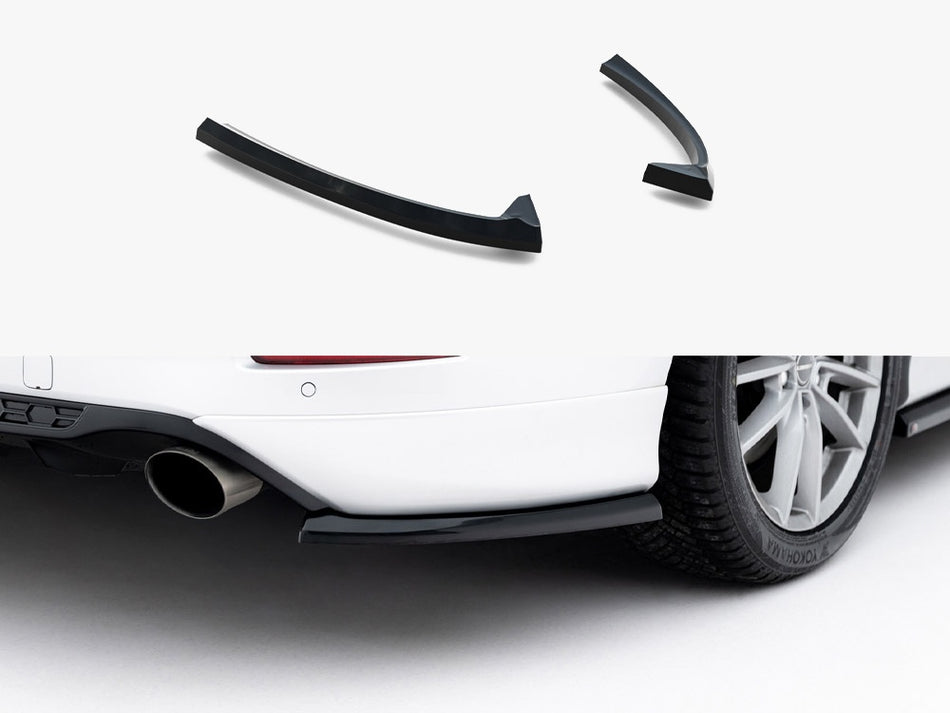 Maxton Design Rear Side Splitters Ford Mondeo ST-Line Sedan Mk4 Facelift - FO-MO-4-STLINE-RSD1G - Image 1