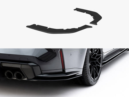 Maxton Design Street PRO Rear Side Splitters V.3 BMW M3 Sedan / Touring G80 / G81 - BM380MCNC-RSD1B - Image 1