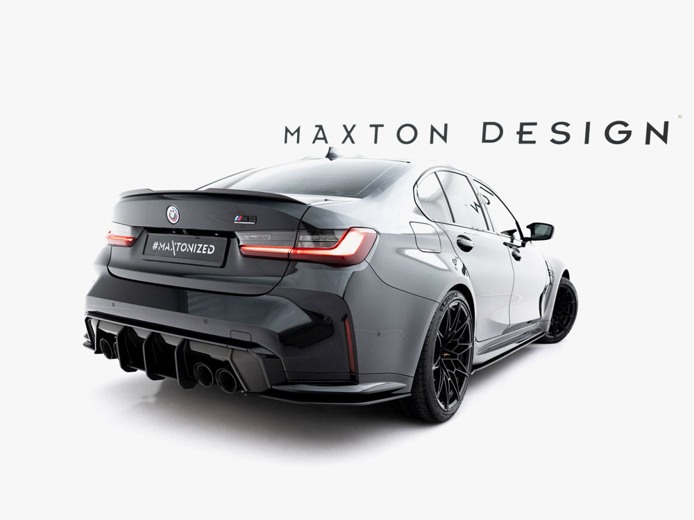 Maxton Design Street PRO Rear Side Splitters V.3 BMW M3 Sedan / Touring G80 / G81 - BM380MCNC-RSD1B - Image 2