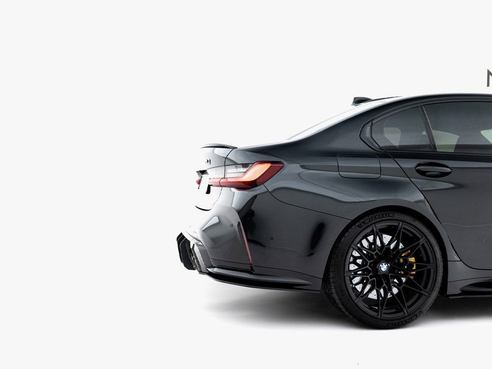 Maxton Design Street PRO Rear Side Splitters V.3 BMW M3 Sedan / Touring G80 / G81 - BM380MCNC-RSD1B - Image 4