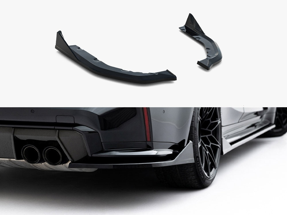 Maxton Design Rear Side Splitters V.5 BMW M3 Sedan / Touring G80 / G81 - BM-3-G80-M-RSD5G - Image 1