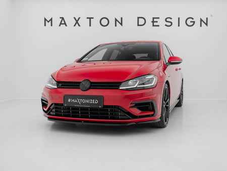 Front Splitter V.5 Volkswagen Golf R / R-Line Mk7 Facelift