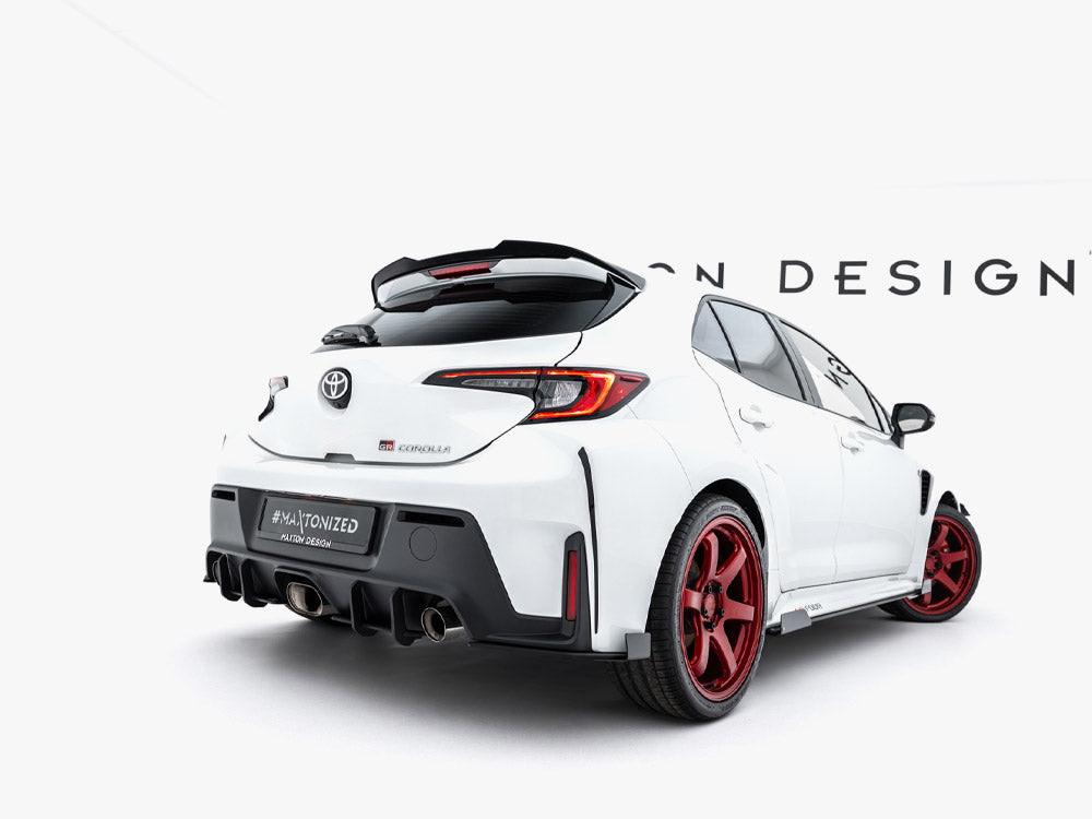 Maxton Design Street PRO Rear Side Splitters + Flaps Toyota GR Corolla Mk12 - TOCO12GR4CNC-RSD1B+RSF1G - Image 2