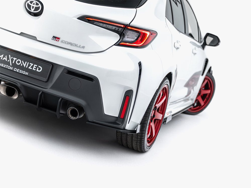 Maxton Design Street PRO Rear Side Splitters + Flaps Toyota GR Corolla Mk12 - TOCO12GR4CNC-RSD1B+RSF1G - Image 4