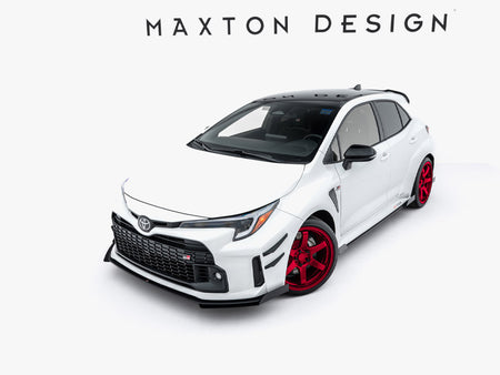 Maxton Design Street PRO Front Splitter + Flaps Toyota GR Corolla Mk12 - TOCO12GR4CNC-FD1B+FSF1G - Image 3