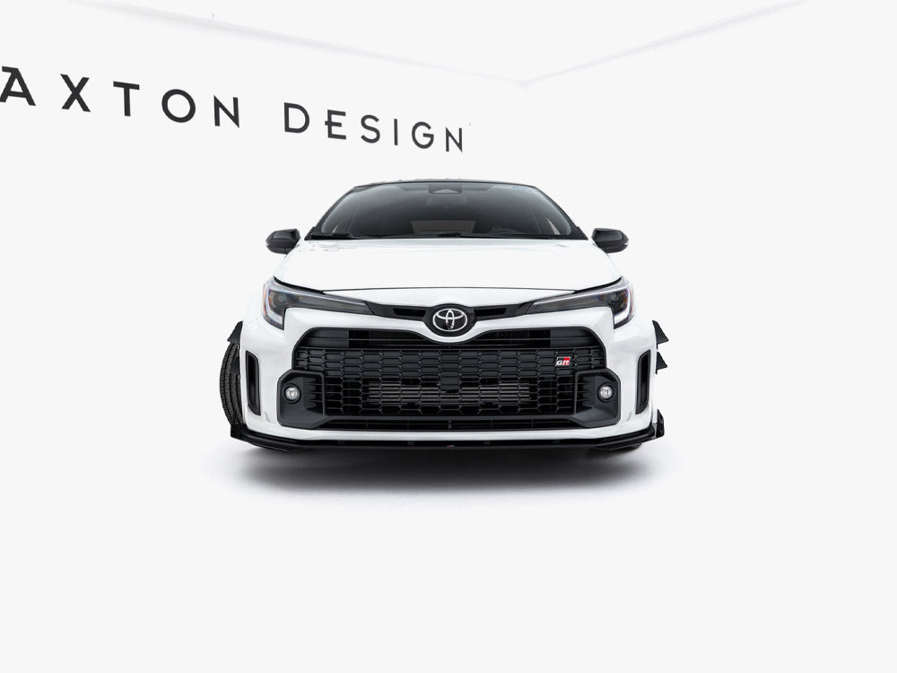 Maxton Design Street PRO Front Splitter + Flaps Toyota GR Corolla Mk12 - TOCO12GR4CNC-FD1B+FSF1G - Image 4