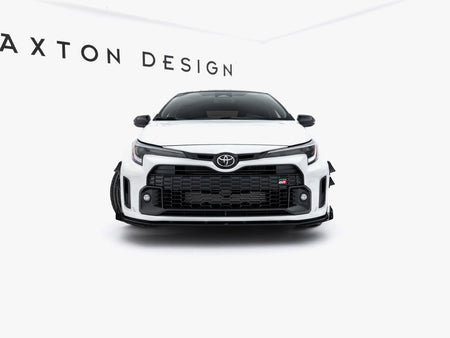 Maxton Design Street PRO Front Splitter + Flaps Toyota GR Corolla Mk12 - TOCO12GR4CNC-FD1B+FSF1G - Image 4
