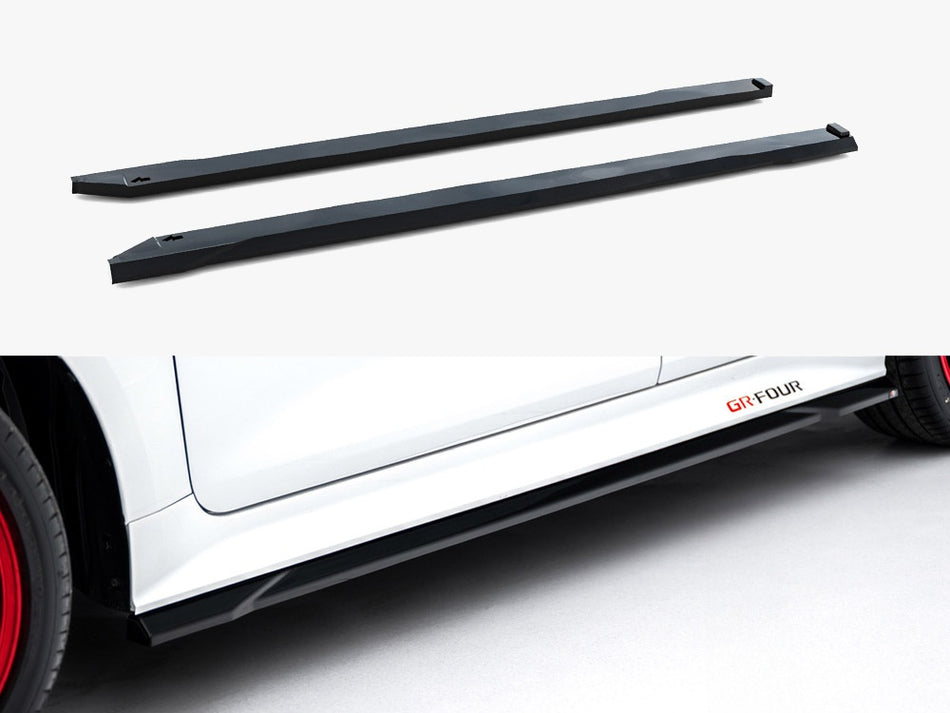 Maxton Design Side Skirts Diffusers V.1 Toyota GR Corolla Mk12 - TO-CO-12-GR4-SD1G - Image 1