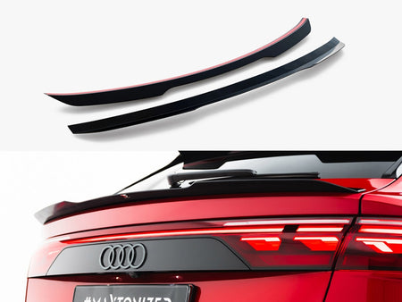 Maxton Design Lower Spoiler CAP V.1 Audi RSQ8 Mk1 Facelift - AU-Q8-1-SLINE-CAP2G - Image 1