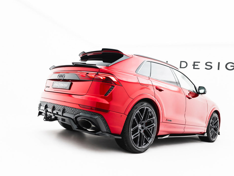 Maxton Design Rear Splitter (Vertical Bars) Audi RSQ8 Mk1 Facelift - AU-RSQ8-1F-RD1G+RD2G - Image 2