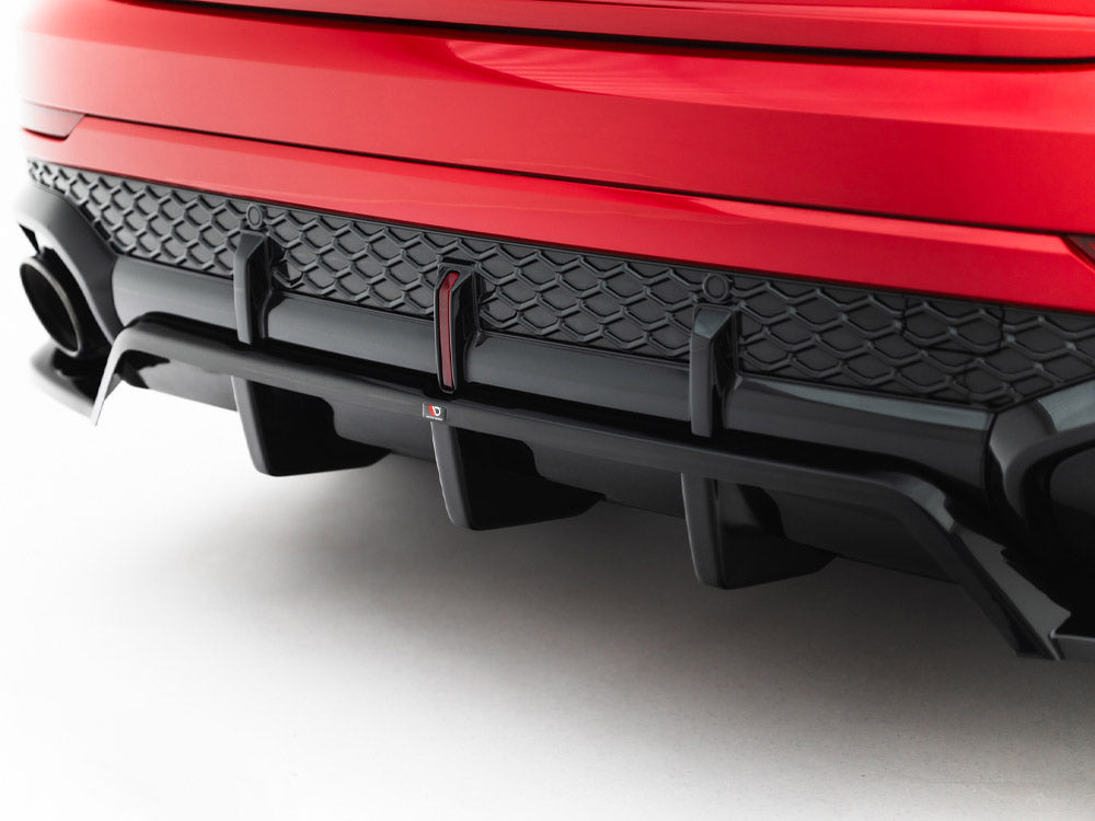 Maxton Design Rear Splitter (Vertical Bars) Audi RSQ8 Mk1 Facelift - AU-RSQ8-1F-RD1G+RD2G - Image 7